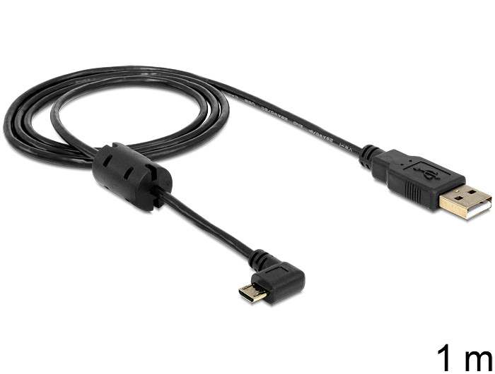USB Datakabel vinkelkontakt f. Garmin dezl 760LMT ✅ Datakabel for Garmin VIRB Garmin VIRB Elite 1m, USB kabel